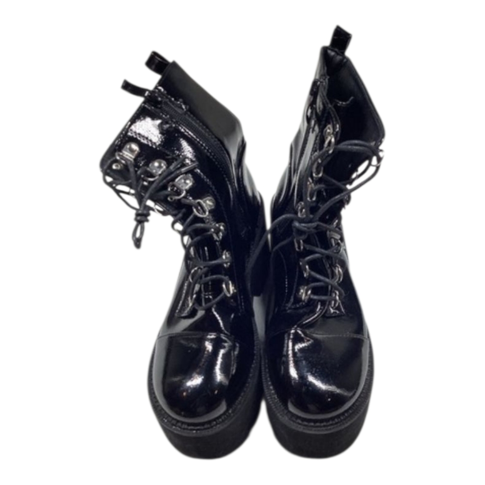Talv Shoes Black Women's Combat Boots‎